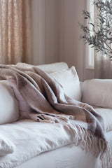 Checkerboard Throw | Taupe