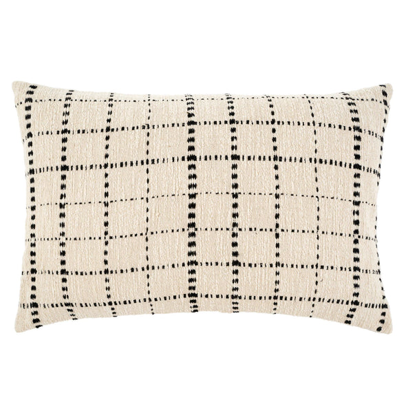 Handloom Check Pillow | Lumbar