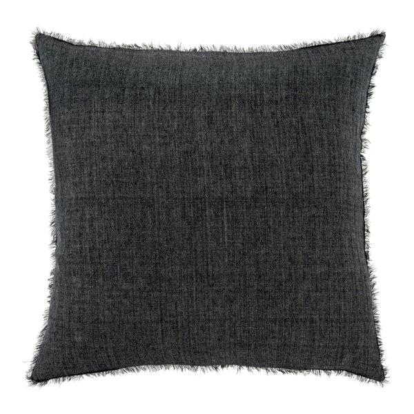 Lina Linen Pillow | Charcoal