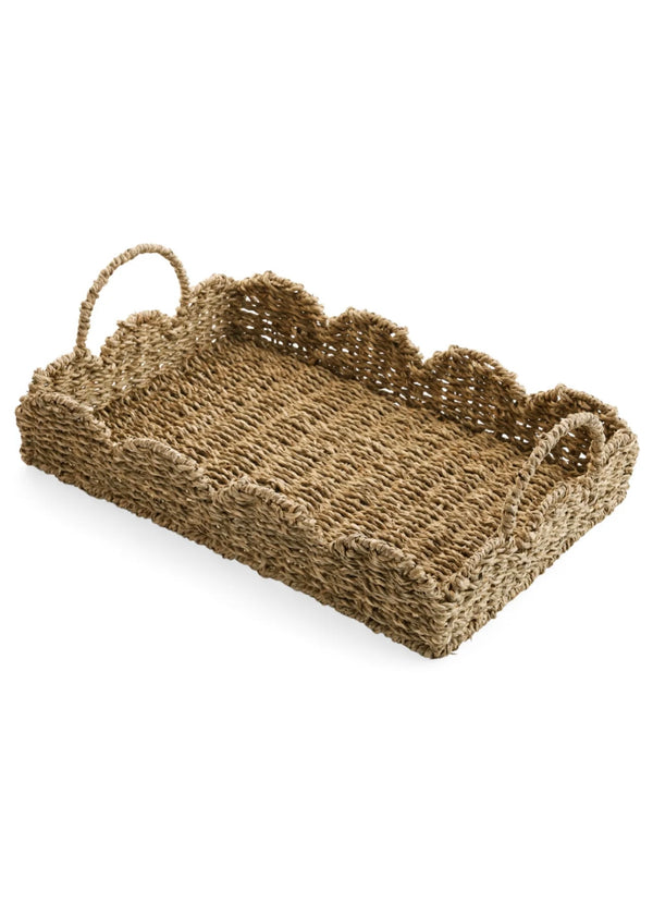 Scalloped Seagrass Tray