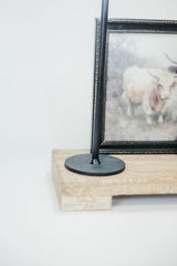 Fluted Shade LED Table Lamp | Black