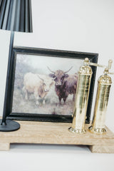 Fluted Shade LED Table Lamp | Black