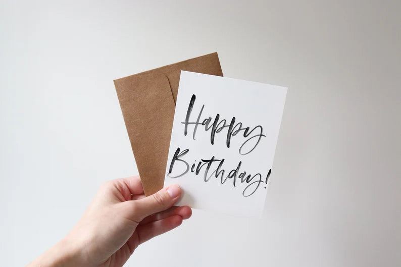 Happy Birthday Card | Minimalist