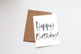 Happy Birthday Card | Minimalist