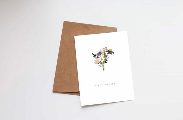 Birthday Card | Wildflower Bouquet