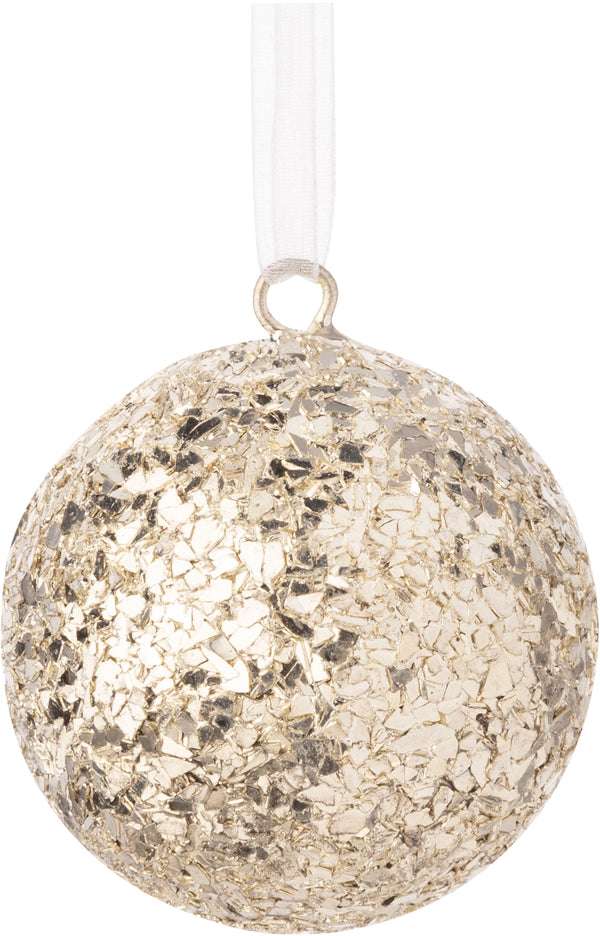 Glass Glitter Metal | Ornament