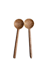 Hand-Carved Mango Wood Spoons (Set of 2)