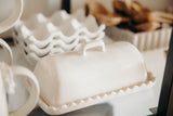 Scalloped Butter Dish