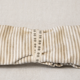 Ruﬄe Thin Stripe Table Runner | Beige