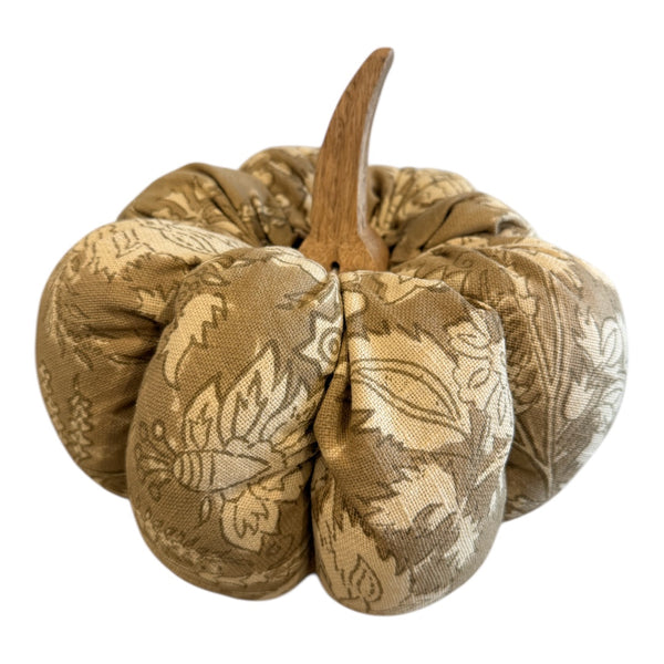 TAUPE SCREEN PRINT PUMPKIN | L