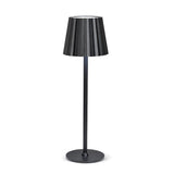 Fluted Shade LED Table Lamp | Black