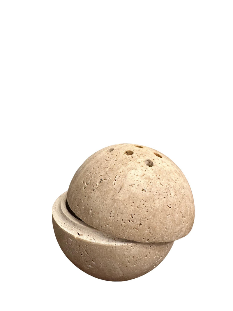 Travertine Incense Holder