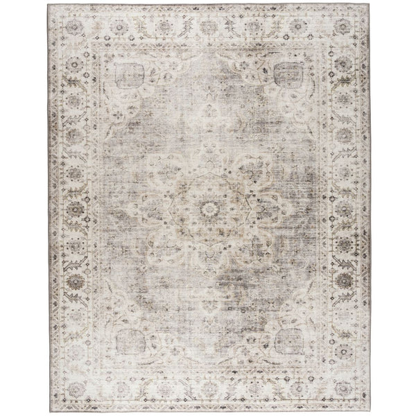 WASHABLE JOY VINTAGE RUG | BEIGE IVORY