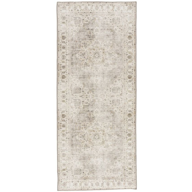 WASHABLE JOY VINTAGE RUG | BEIGE IVORY