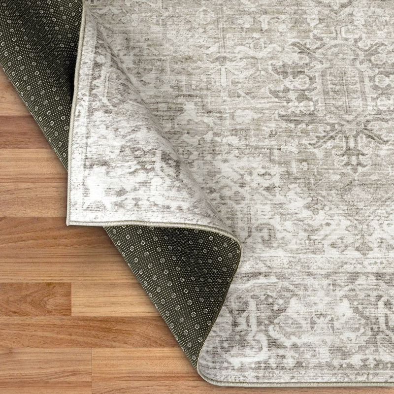 WASHABLE LYLE VINTAGE RUG | BEIGE IVORY