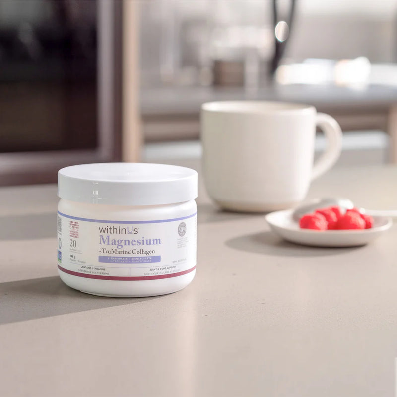 Magnesium L-Threonate + TruMarine® Collagen Jar | RASPBERRY