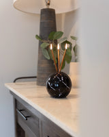 NEVA VASE | BLACK MARBLE