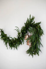 Norfolk & Cypress Mix Real Touch Faux Chrismas Garland | 6ft