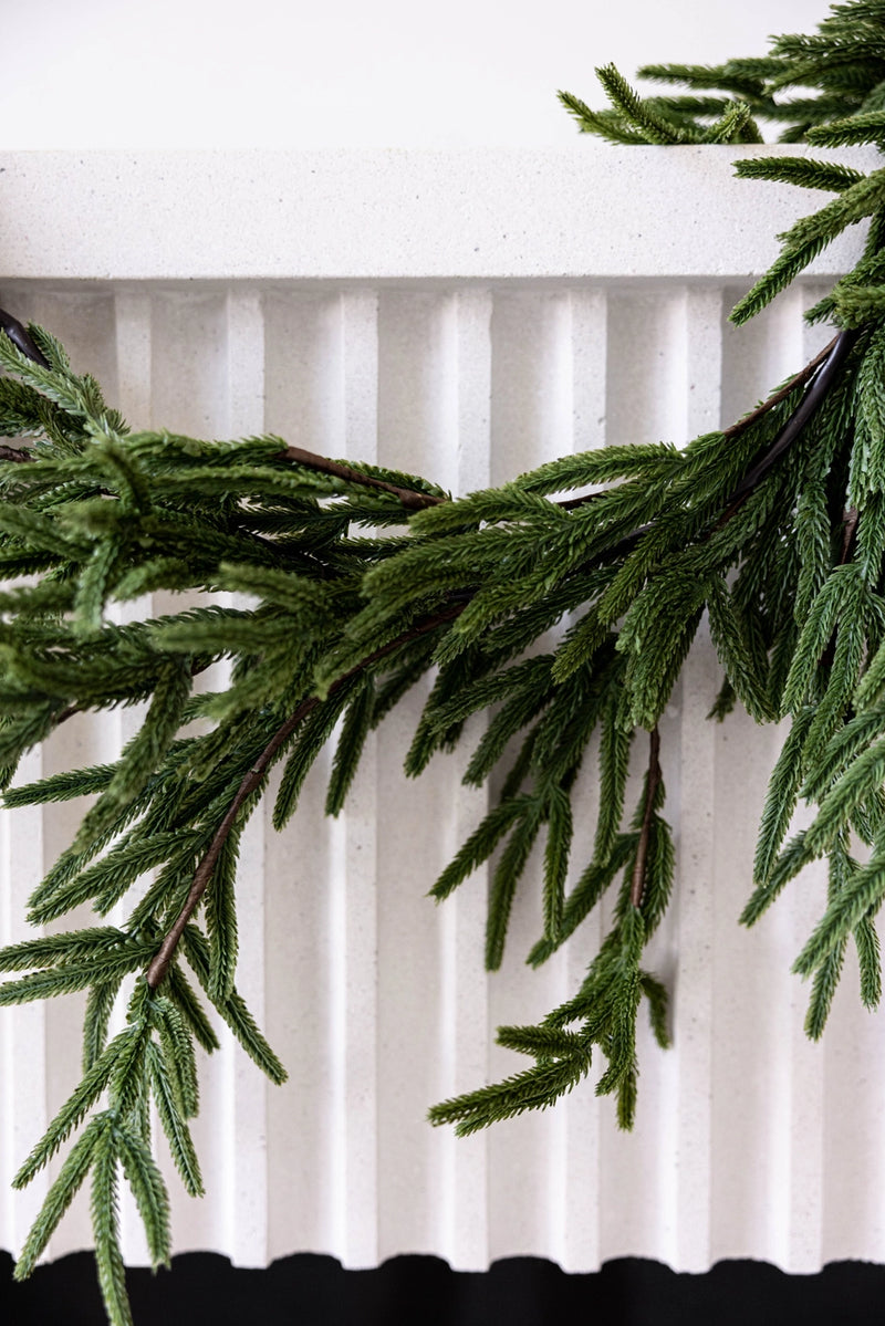 Norfolk Pine Real Touch Garland | 6ft