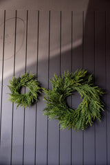 Norfolk & Cypress Real Touch Mix Wreath | Mini