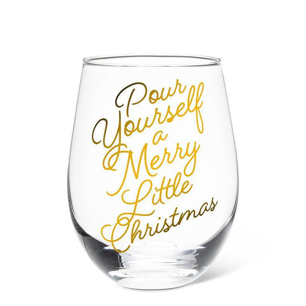 Pour Yourself | Stemless Wine Glass