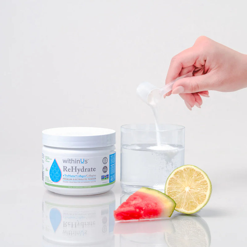 ReHydrate + TruMarine® Collagen Jar | WATERMELON LIME