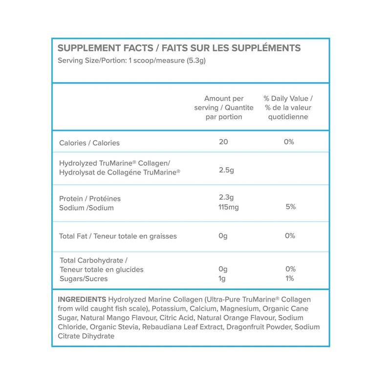 ReHydrate + TruMarine® Collagen Jar | DRAGONFRUIT MANGO MANDARIN