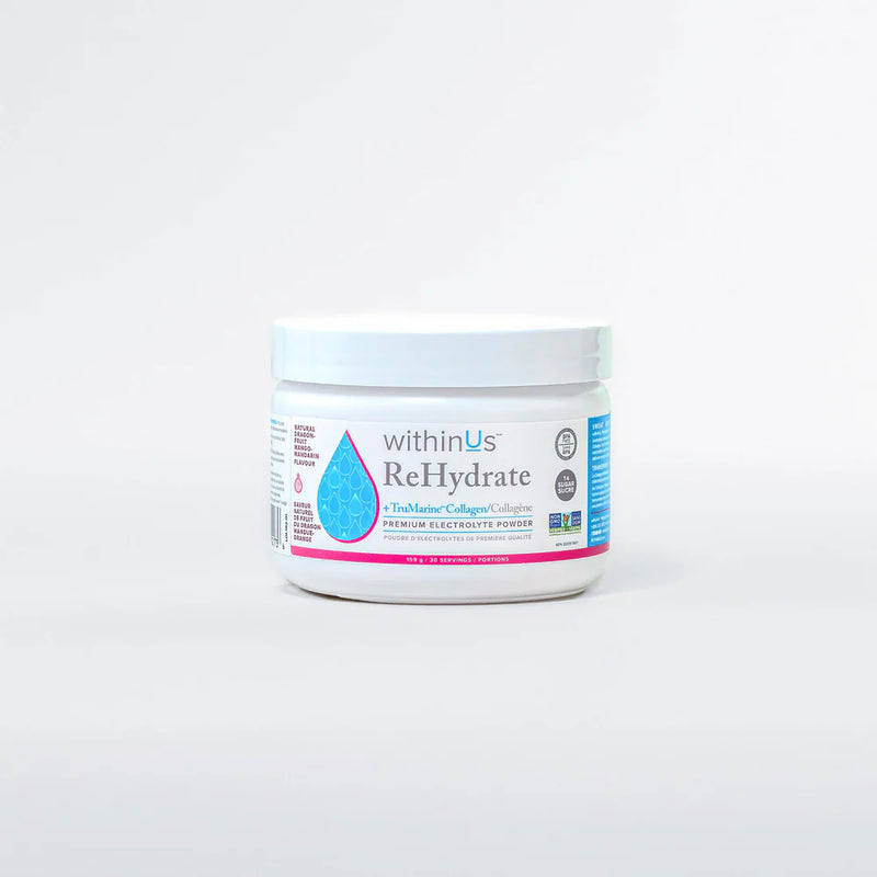 ReHydrate + TruMarine® Collagen Jar | DRAGONFRUIT MANGO MANDARIN