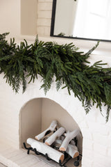 Real-Touch Faux Cypress Mixed Garland | 8ft