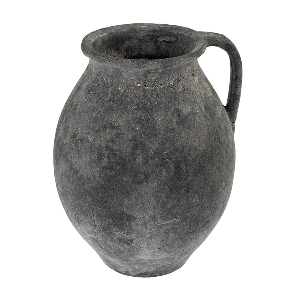 Rhodes Pitcher Vase - Charcoal