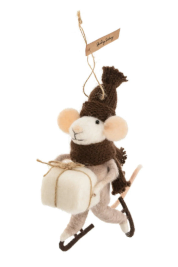 SKATING SIDNEY MOUSE | HOLIDAY ORNAMENT
