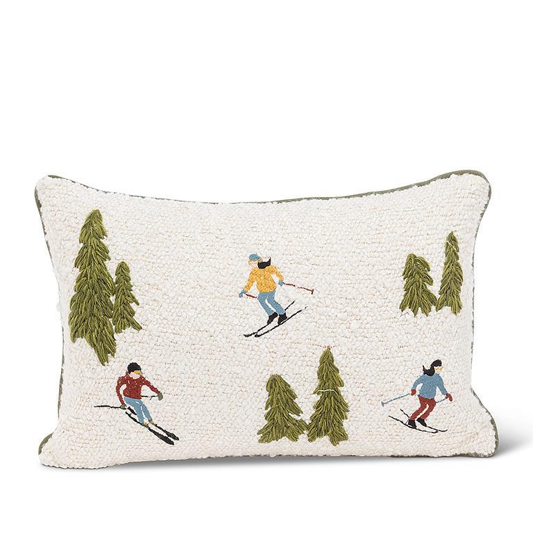 Ski Scene | Boucle Pillow