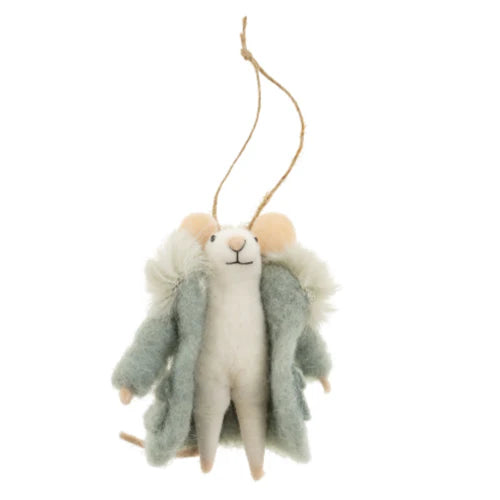 Super Puff Sofie Mouse | Holiday Ornament