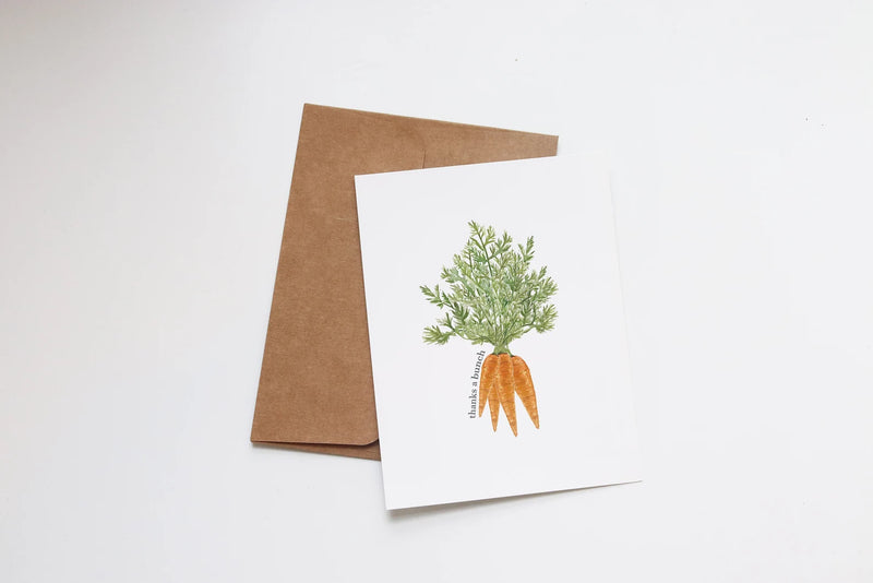 Gratitude Card | Thanks A Bunch Cute