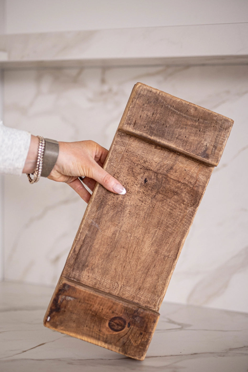 Trivet Riser Solid Elm Wood - Thumbnail 3