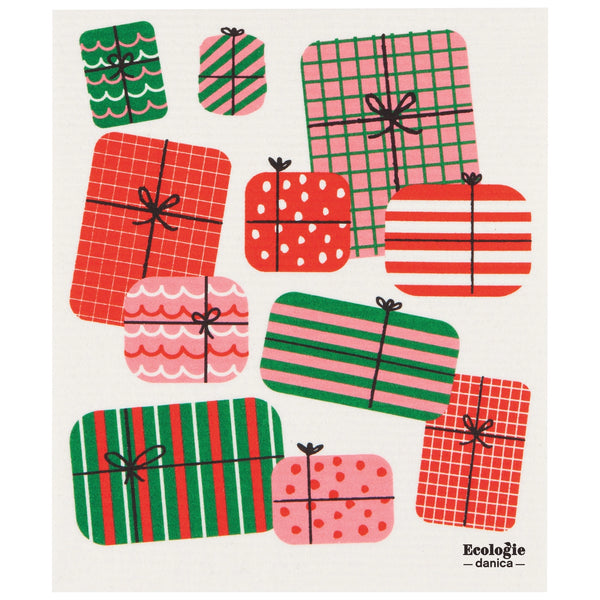 Winter Wheels Present | Swedish Dishcloth