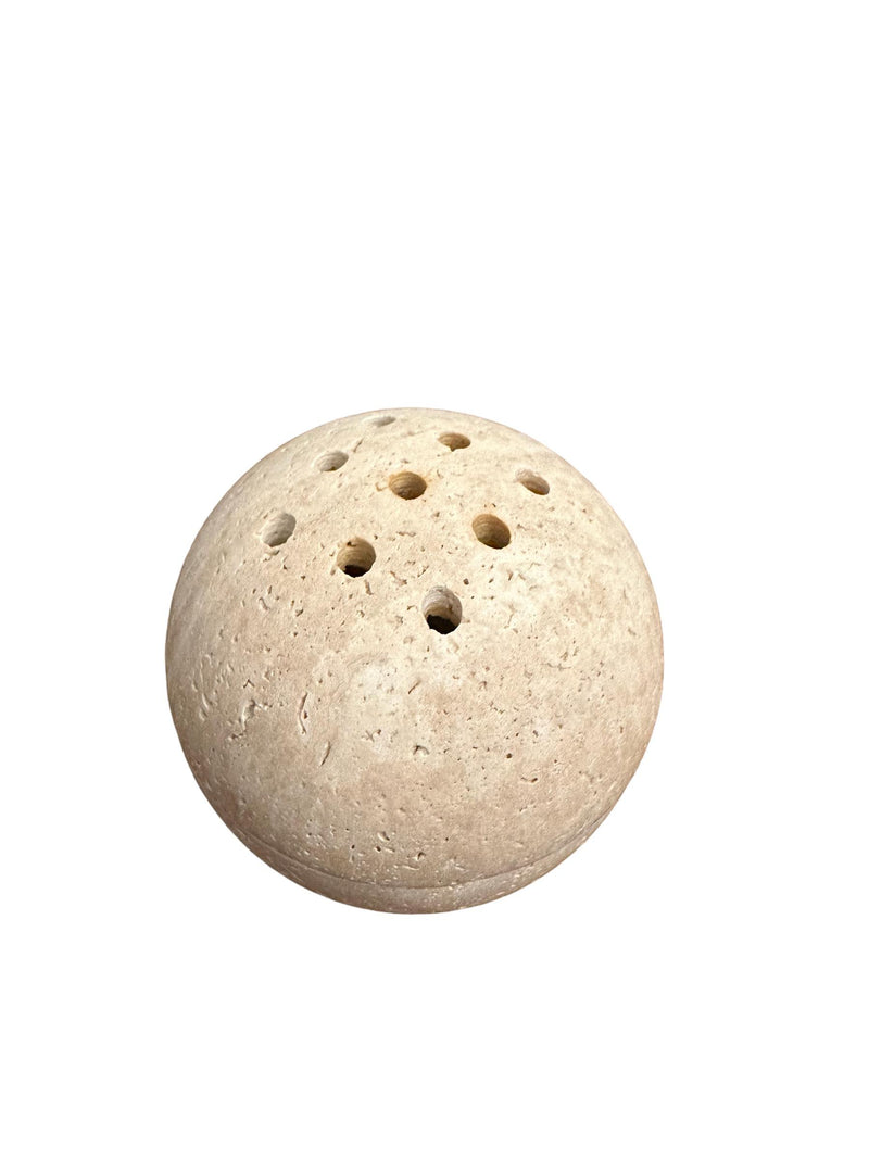 Travertine Incense Holder