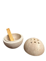 Travertine Incense Holder