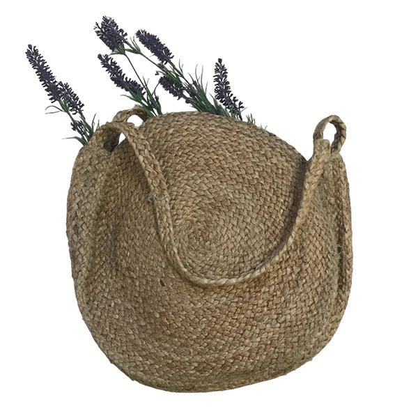 Round Jute Bag – HOHM AND CO.