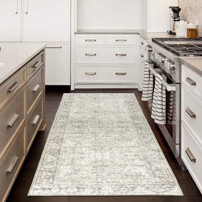 WASHABLE LYLE VINTAGE RUG | BEIGE IVORY