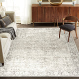 WASHABLE LYLE VINTAGE RUG | BEIGE IVORY