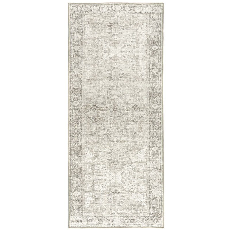 WASHABLE LYLE VINTAGE RUG | BEIGE IVORY