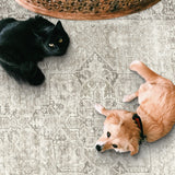 WASHABLE LYLE VINTAGE RUG | BEIGE IVORY