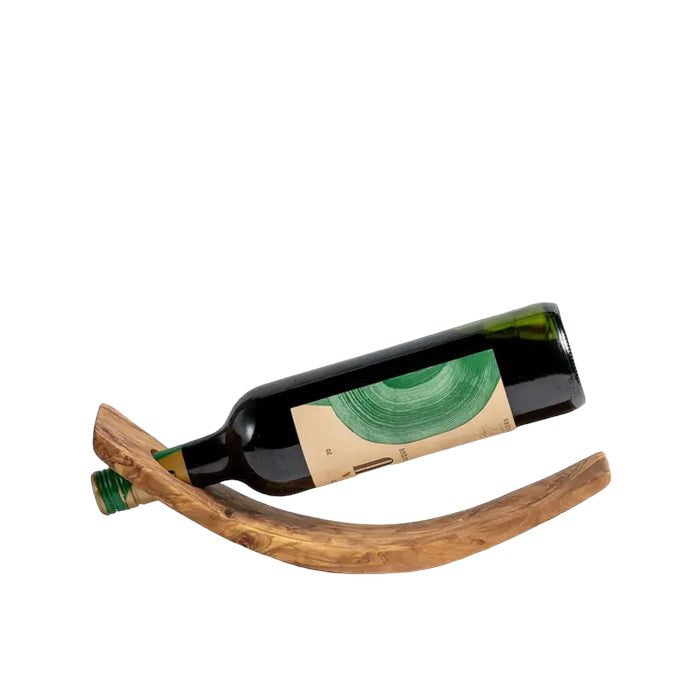 OLIVE WOOD WINE HOLDER