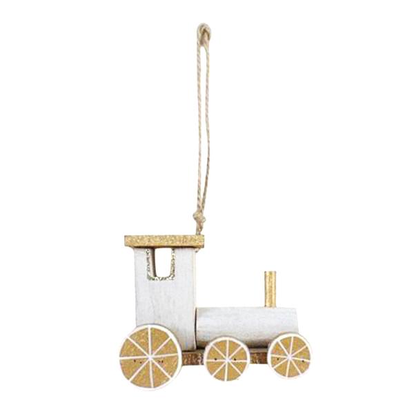 WOODEN TRAIN ORNAMENT