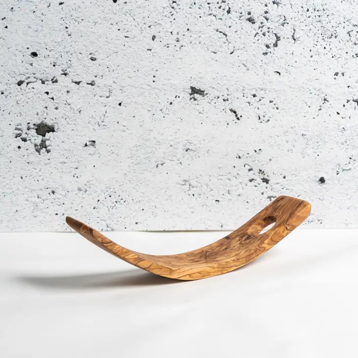 OLIVE WOOD WINE HOLDER